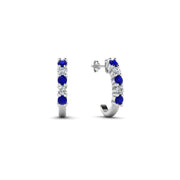 round-cut-blue-sapphire-hoops-earrings-in-14K-white-gold-FDEAR40640GSABL-NL-WG